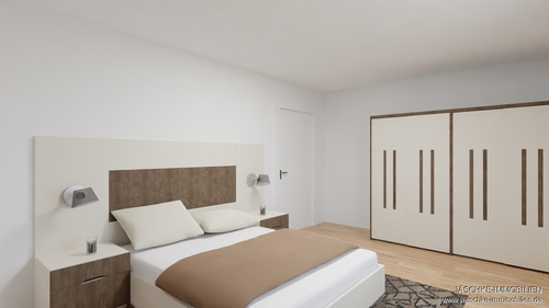 Schlafzimmer - Etagenwohnung mit 76,57 m² in Hückelhoven-Hilfarth zum Kaufen