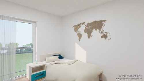 Schlafzimmer - JÄSCHKE - Moderne Neubau-Eigentumswohnung mit Terrasse in begehrter Lage von Hückelhoven-Hilfarth