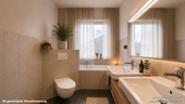 Beispielhafte Darstellung des Badezimmers - 