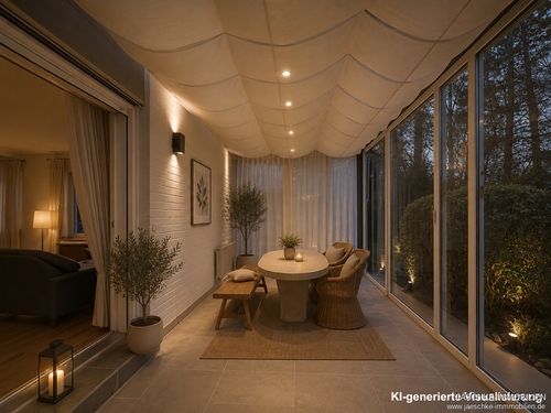 Beispielhafte Darstellung des Wintergartens - 