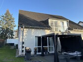 Gartenansicht DHH - Wohnanlage in Bad Lippspringe