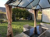 Blick von der Terrasse - 4 Zimmer Doppelhaushälfte in Bad Lippspringe
