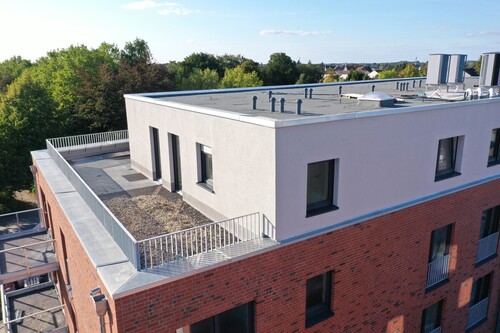 Ansicht Staffelgeschoss - Staffelgeschoss: Penthouse-Flair mit traumhafter Dachterrasse - Kapitalanlage mit Weitblick!