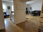 Blick vom Flur in den Wohnbereich - Erdgeschoßwohnung mit 115,00 m² in Münster zum Kaufen