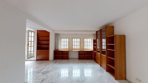 Blick ins Wohnzimmer - 2 Zimmer Etagenwohnung zur Miete in Münster