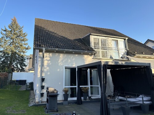 Gartenansicht DHH - Wohnanlage in Bad Lippspringe