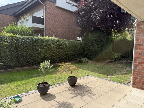 Terrasse mit Garten - 2 Zimmer Erdgeschoßwohnung in Münster