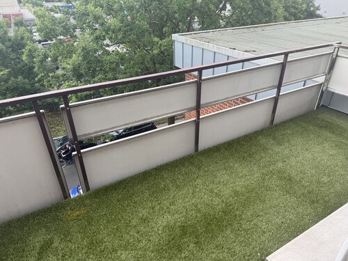 Balkon zum Koburger Weg - 2 Zimmer Dachgeschoßwohnung in Münster