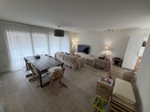 Wohn- und Esszimmer m. offener Küche - 4 Zimmer Etagenwohnung zur Miete in Münster