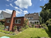Gesamtansicht Westen - 13 Zimmer Zweifamilienhaus in Münster