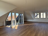 Wohn- und Essbereich - Wohnen auf höchstem Niveau: Neubau-Penthouse in Münsters Innenstadt!