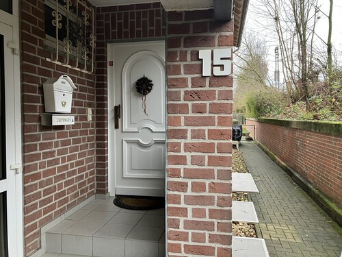 Eingangstür zur Wohnung - 3 Zimmer Erdgeschoßwohnung in Münster