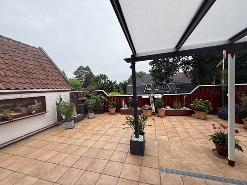 Wohnung - Obergeschoss: Blick auf die Terrasse - 