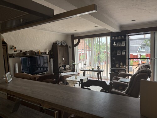 Wohnung - Obergeschoss: Blick in das Wohnzimmer - 