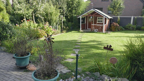 Gartenhaus Ansicht - Mehrfamilienhaus, Wohnhaus in Münster