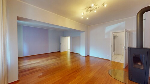 Wohn- und Esszimmer - 4 Zimmer Erdgeschoßwohnung zum Kaufen in Münster