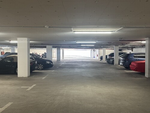 Teil der Tiefgarage - 