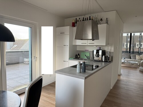offene Küche - 3 Zimmer Maisonettenwohnung zur Miete in Münster