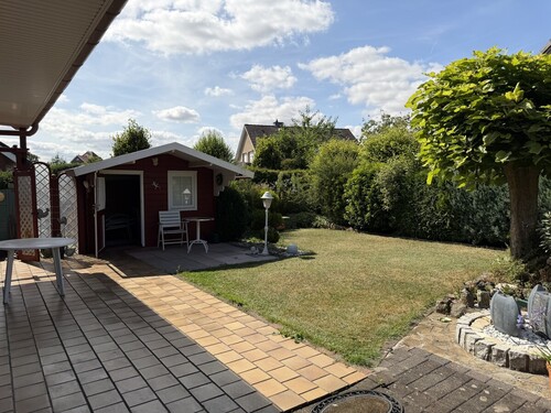 Blick von der Terrasse - 5 Zimmer Einfamilienhaus in Ennigerloh
