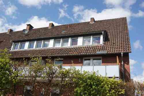 Gartenansicht - MS-Gremmendorf, schöne Dachgeschosswohnung als Kapitalanlage!