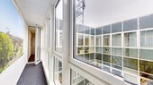 Blick zum Lichthof - Büro in Münster