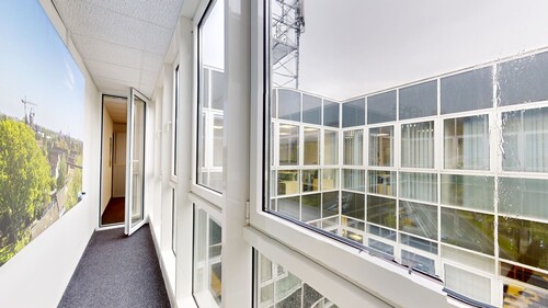 Blick zum Lichthof - Büro in Münster