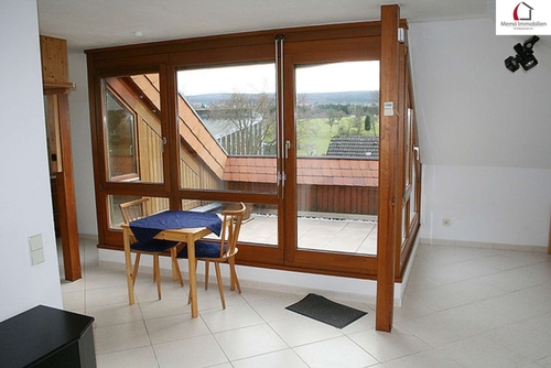 Zugang Terrasse - 1.5 Zimmer Dachgeschoßwohnung in Karlsbad