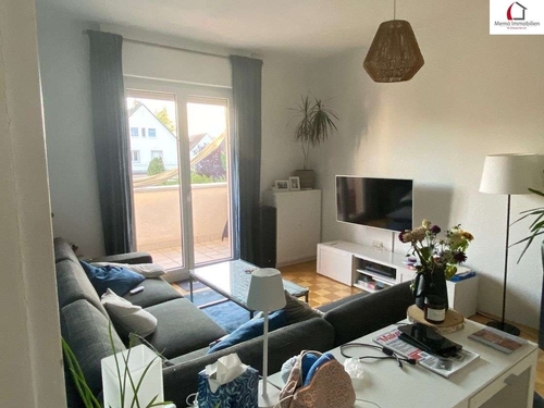 Wohnzimmer - Etagenwohnung mit 120,00 m² in Karlsruhe zur Miete