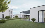 Bungalow mit Gartenanlage - 