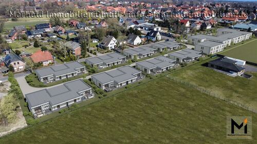 Vogelperspektive - 3 Zimmer Doppelhaushälfte zum Kaufen in Steyerberg