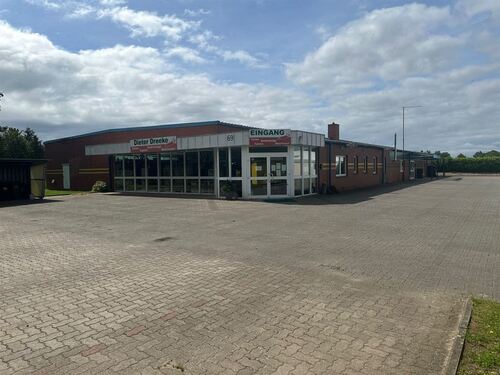 Gewerbehalle - Interessante Gewerbehalle mit Heimwerkermarkt