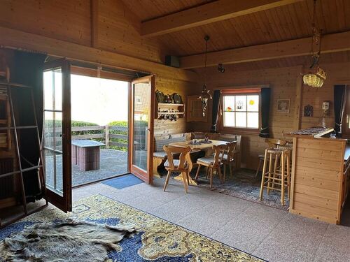 Blick auf die Terrasse - 