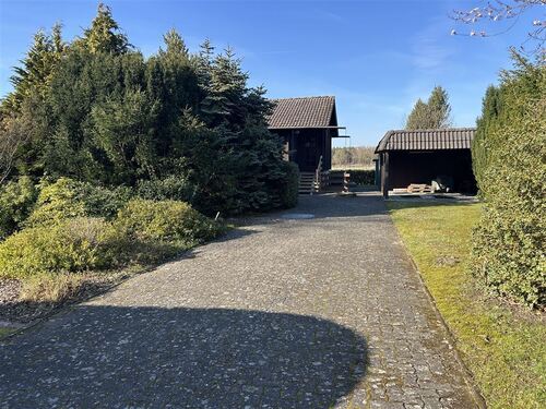 Hofeinfahrt - 2 Zimmer Bauernhaus, Landhaus in Steyerberg