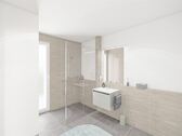 Bad - 3 Zimmer Doppelhaushälfte in Steyerberg