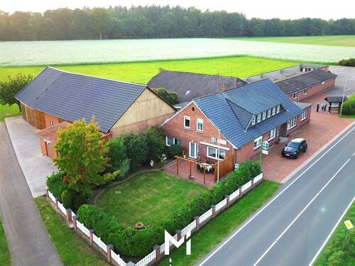 Landgasthof Kohlshorn von oben - Gaststätte, Restaurant, Lokal in Eydelstedt