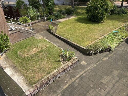 Garten vom Balkon - 