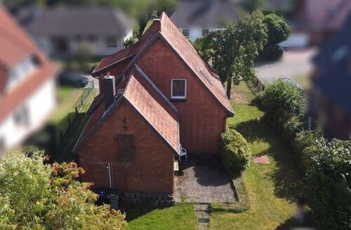 Vogelperspektive von hinten - Einfamilienhaus mit 143,00 m² in Stolzenau zum Kaufen