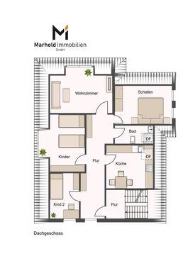  Mietobjekt Dachgeschosswohnung - 