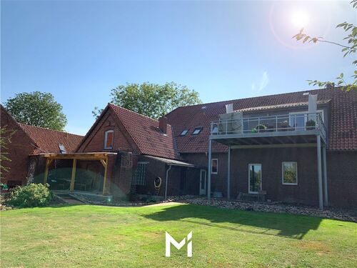 großer gepflegter Garten - 11 Zimmer Bauernhaus, Landhaus zum Kaufen in Steimbke