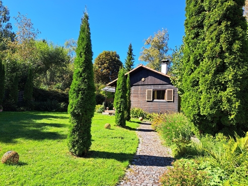 Garten vorne - Ferien- Wochenend-Immobilie mit großem Grundstück in Kirchseeon