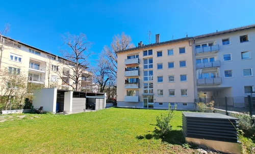 Hausansicht - Vermietetes Apartment für Kapitalanleger Nähe Harras in München-Sendling