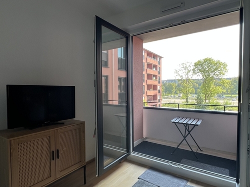 Blick zum Balkon - 
