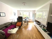 Wohnzimmer - 3 Zimmer Etagenwohnung zur Miete in München / Schwabing-West