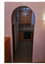 Blick vom Wohnzimmer in die Küche - Etagenwohnung mit 42,00 m&sup2; in München zum Kaufen