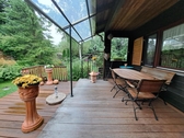 Terrasse - Wochenend-Ferienhaus auf idyllischem Grundstück am Wald in Kirchseeon