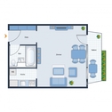 1-Zimmerwohnung - 