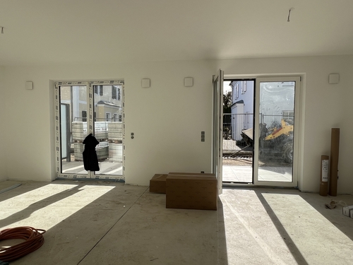 Wohnzimmer - Doppelhaushälfte mit 200,00 m&sup2; in Oberschleißheim zur Miete