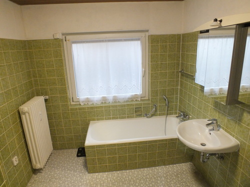 Tageslicht Badezimmer mit Wanne und Dusche - 