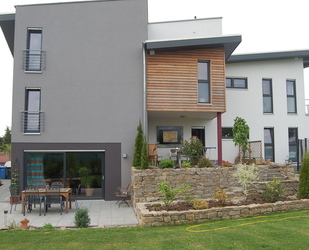 Architektenhaus in Feldrandlage mit ca. 350m² Wohnfl. und ca. 802m² Grundst.! - Büttelborn