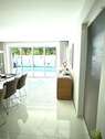 Essbereich / Blick zum Pool - 